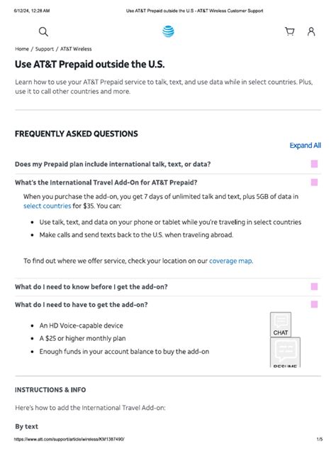 at&t international add on prepaid.